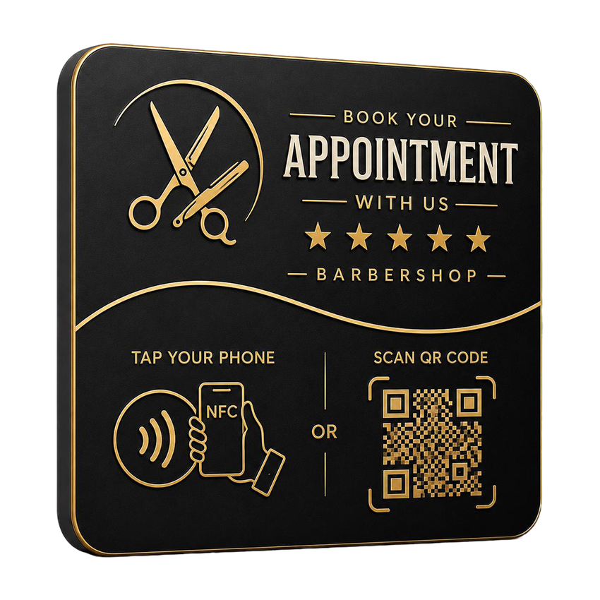 Custom barbershop card
