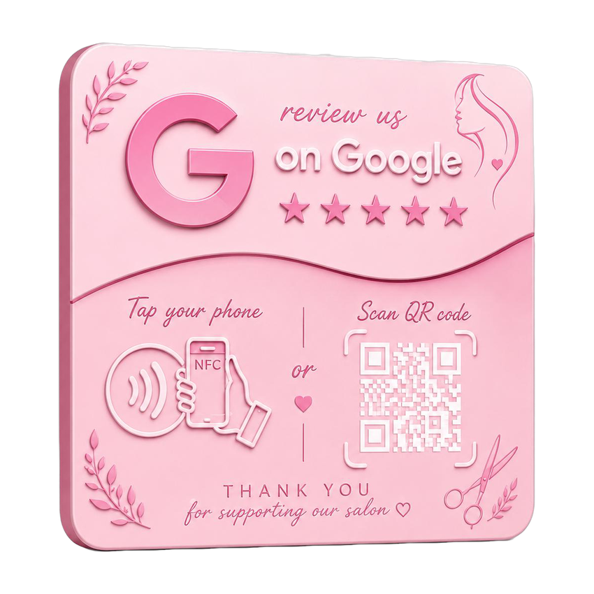 Custom salon card